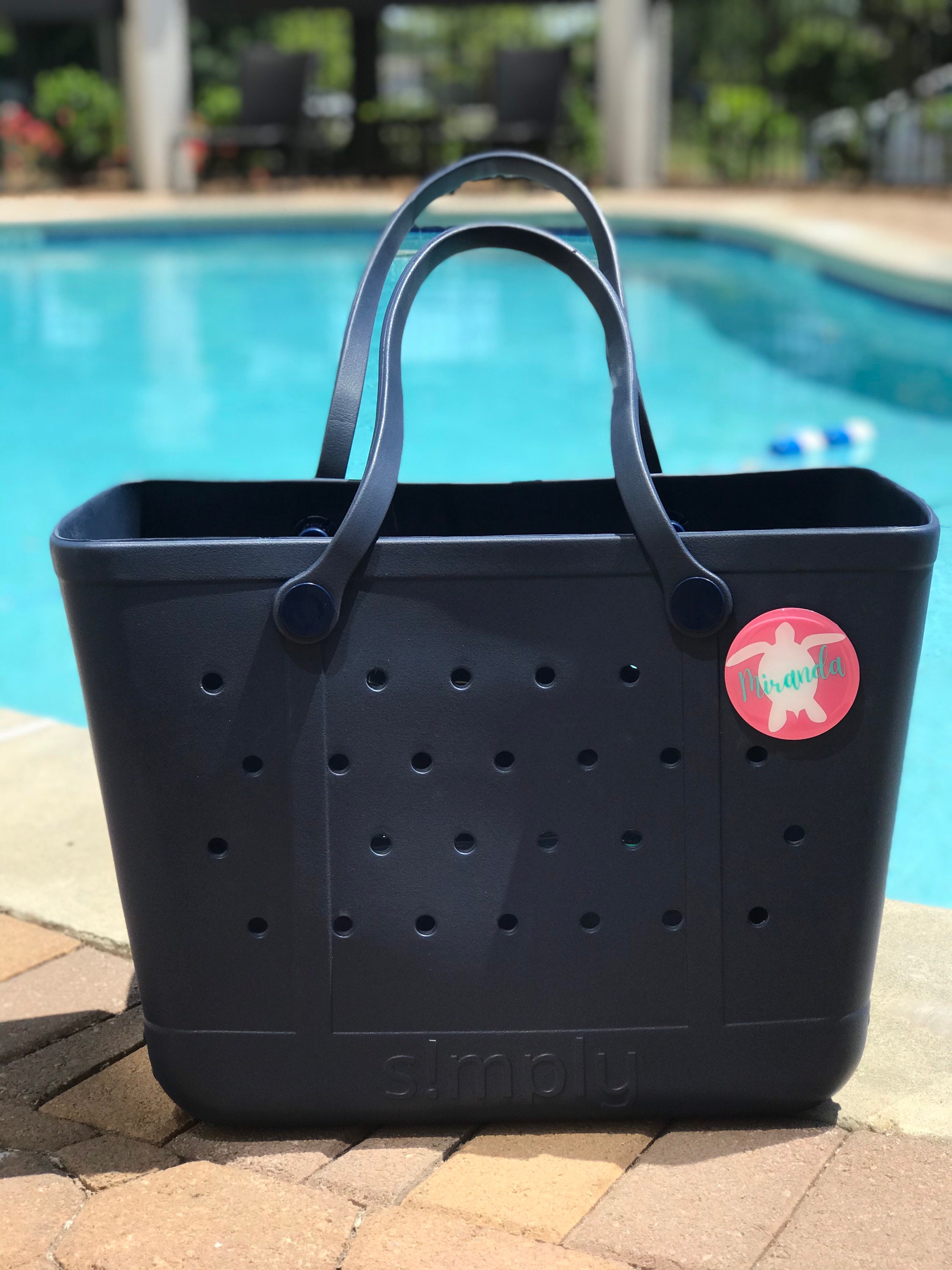 Bogg Bag Charm Simply Southern Tote Accessory Vivid Pink Etsy