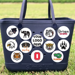 BOGG Bag Charm | BOGG Bag Bits | Custom Logo | Sports Teams | Mascot | University | Teacher Gifts | Company Gifts | Graduate Gifts | Swag