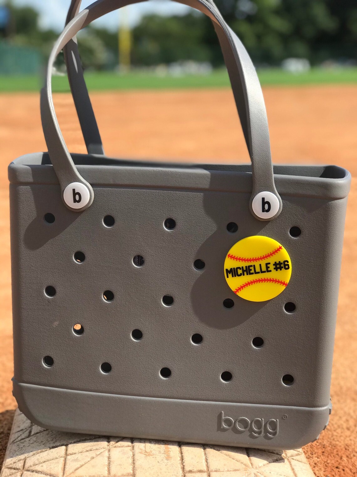 BOGG Bag Charm BOGG Bag Bits Water Proof Softball BOGG Etsy
