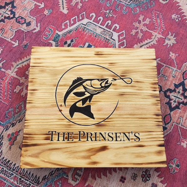 Fish House/ Camper/ RV Stove Cover, Custom Stove Cover, Noodle Board, Epoxy Inlay Stove Cover, Fish House Décor, Camper Décor