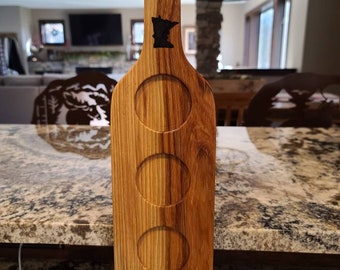 Wine Bottle Shaped Wine Flight, Wine Flight, Custom Wine Flight, Wine Flight, Personalized Wine Flight