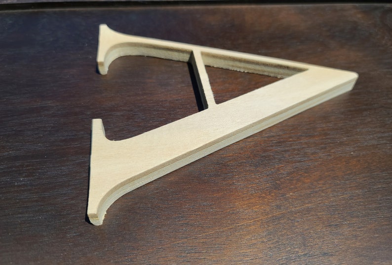 Unfinished Wooden Letters Wall Decor Craft Letter Art and Etsy