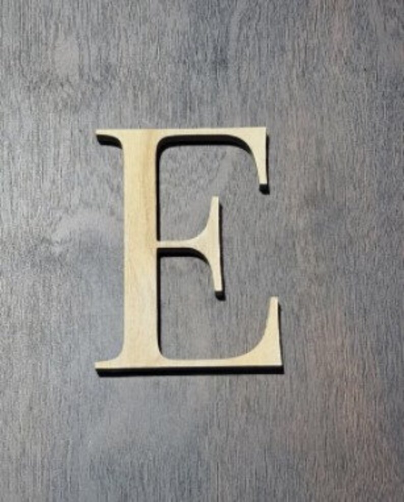 Unfinished Wooden Letters Wall Decor Craft Letter Art and Etsy