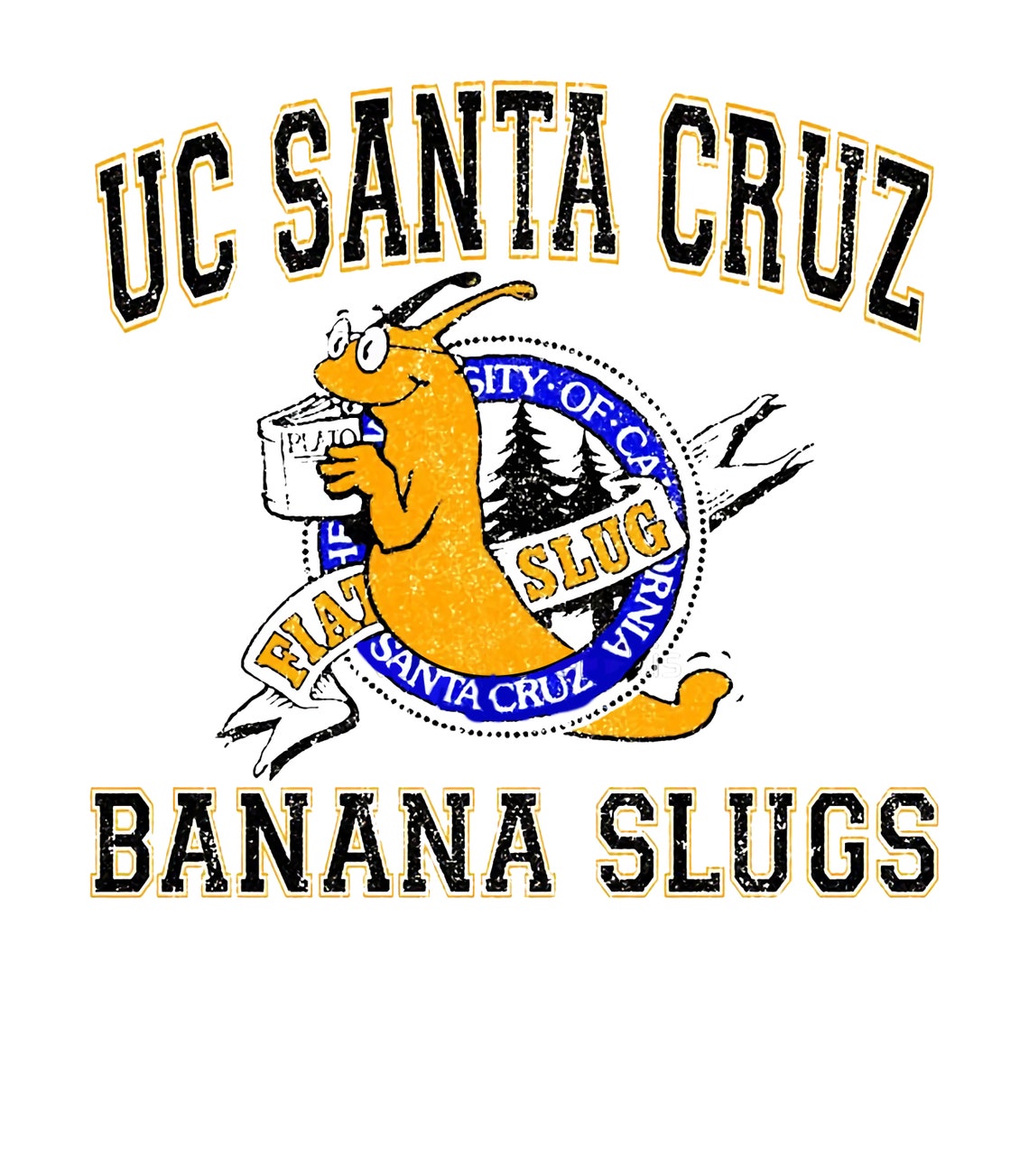 UC Santa Cruz Banana Slugs PNG Digital Download Etsy