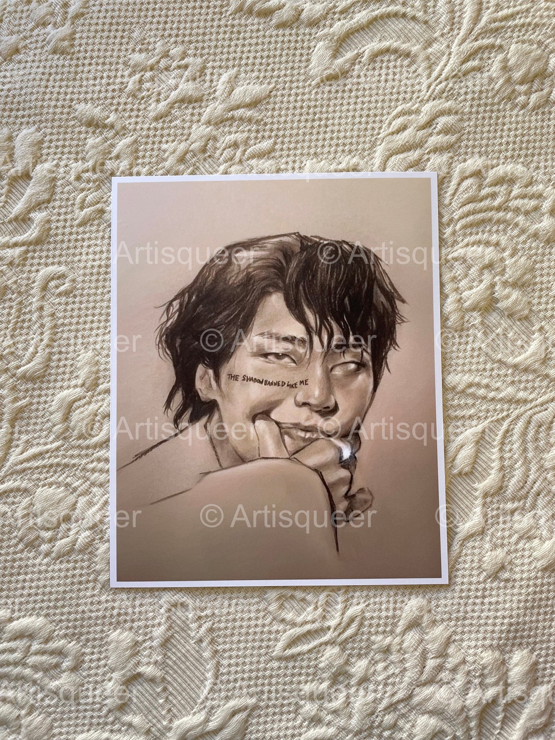 ON | BTS V | Original Art Print - Etsy