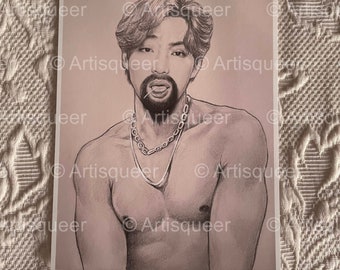 Taechwita | BTS V | Original Art Print