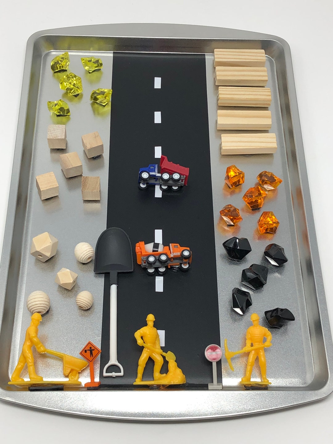 magnetic brick construction