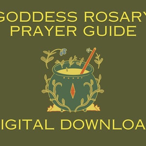 Downloadbare gebedsgids voor godinnenrozen, gebed voor heidense rozenkrans, downloadbaar heksengebed
