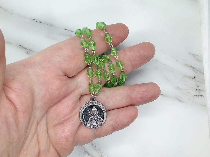St Jude Patron Saint of Lost Causes Chaplet, Saint Jude Gifts, Catholic ...