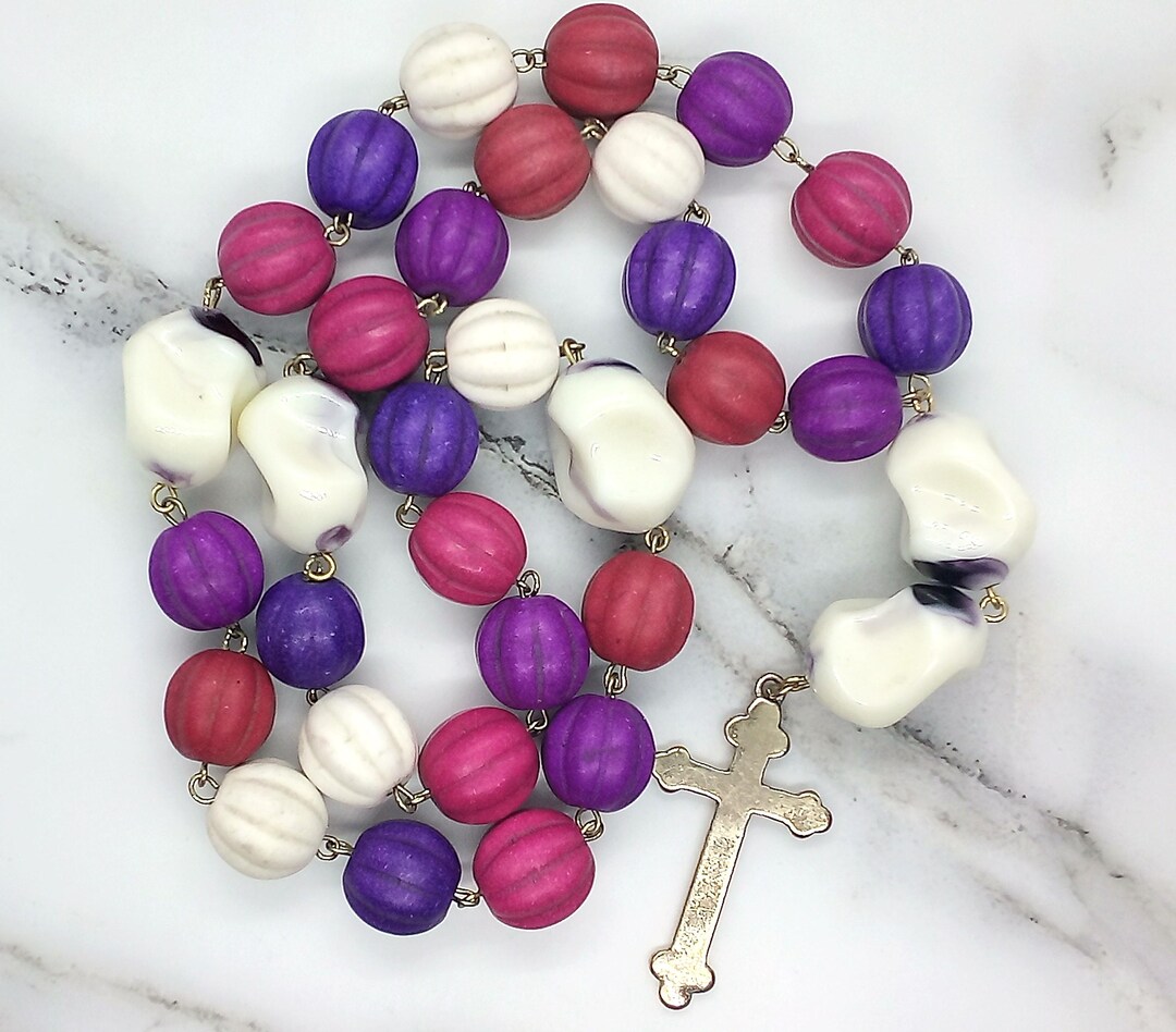Colorful Methodist Prayer Beads, Episcopal Rosary, Anglican Beads ...