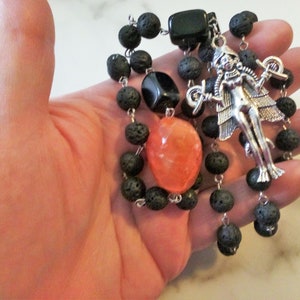 Lilith rosary, Dark goddess prayer beads, Witchs rosary, Left Hand Path, Occult rosary, Witch gifts for her, Nontraditional, Divine Feminine image 2