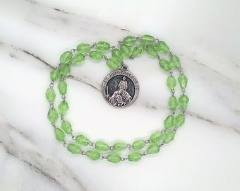 St Jude patron saint of lost causes chaplet, Saint Jude gifts, Catholic chaplets, Catholic saint gifts, Confirmation gifts for boys
