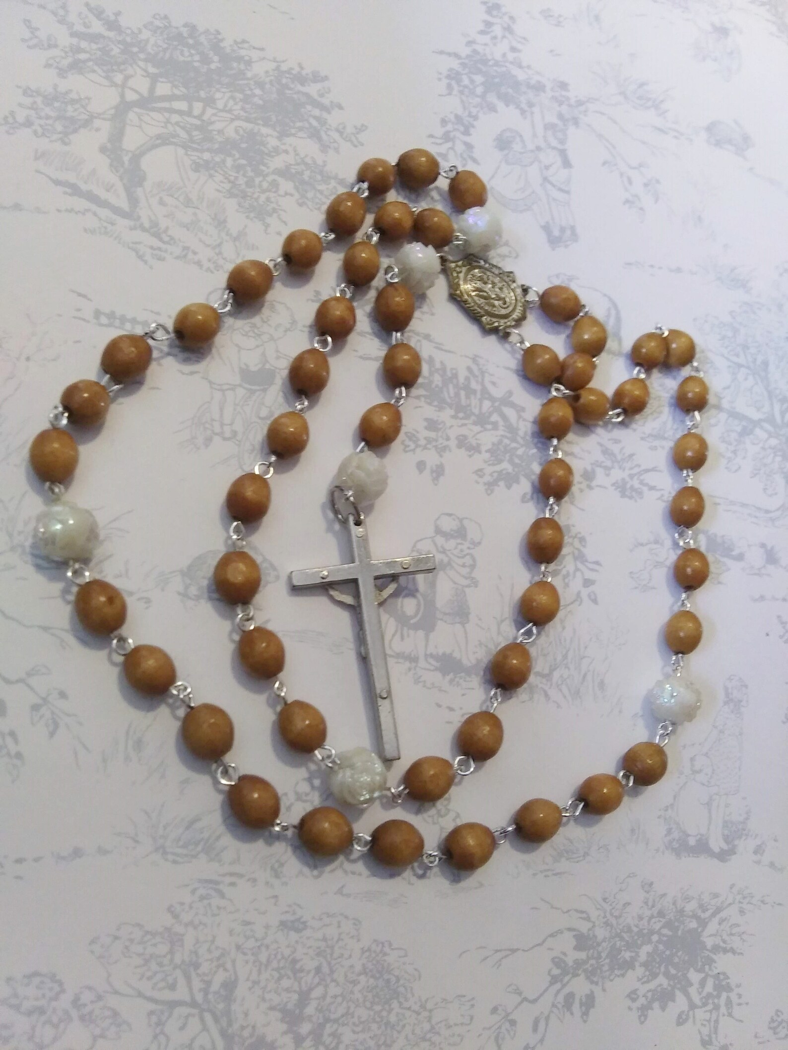 St Anne de Beaupre women's rosary St Anne rosary Wooden Etsy