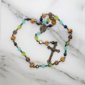 Chaplet of the Sacred Heart of Jesus, Sacred Heart chaplet, Godfather gift from godchild, Catholic gifts for men, Confirmation gift for boys