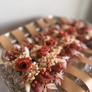 Boho Rust Terracotta Rose Boutonniere,burnt Orange Boutonnieres, Fall ...