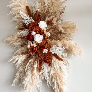 Boho Rust Terracotta Wedding Arch, Terracotta Arch Wedding, Boho ...