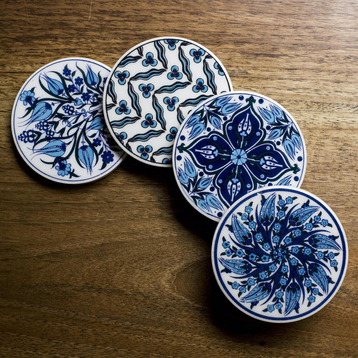 Ceramic Coasters Set of 4 Drinks Coasters for Cups Mugs Etsy