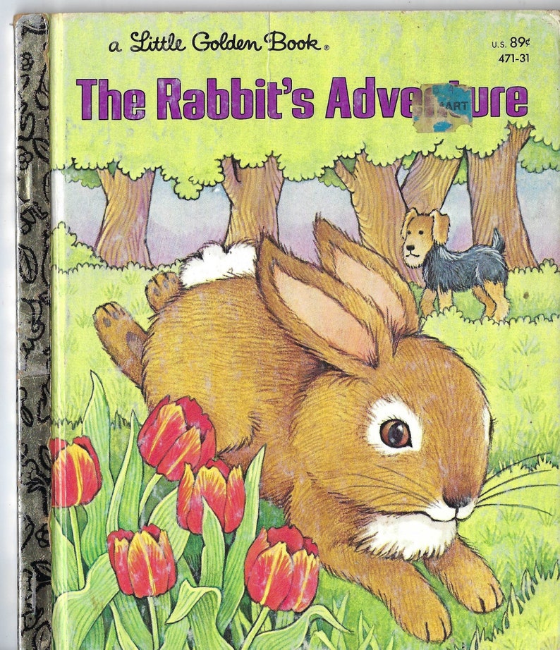 The Rabbit's Adventure Little Golden Book From 1977 FREE SHIPPING in ...
