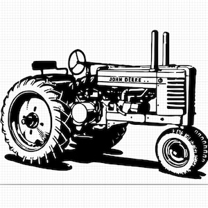 John Deere G outline digital download png, jpg
