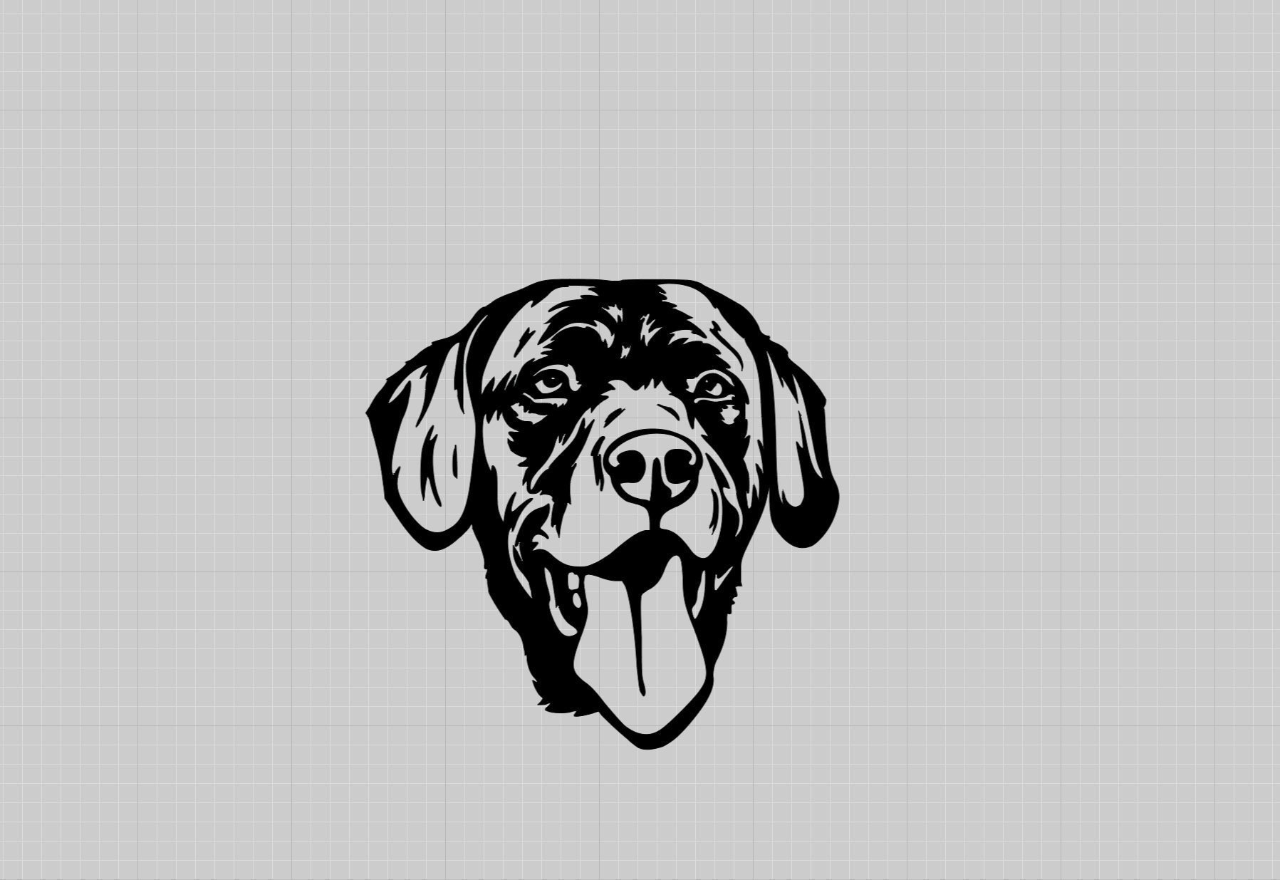 Lab Dog Digital Design PNG, JPG