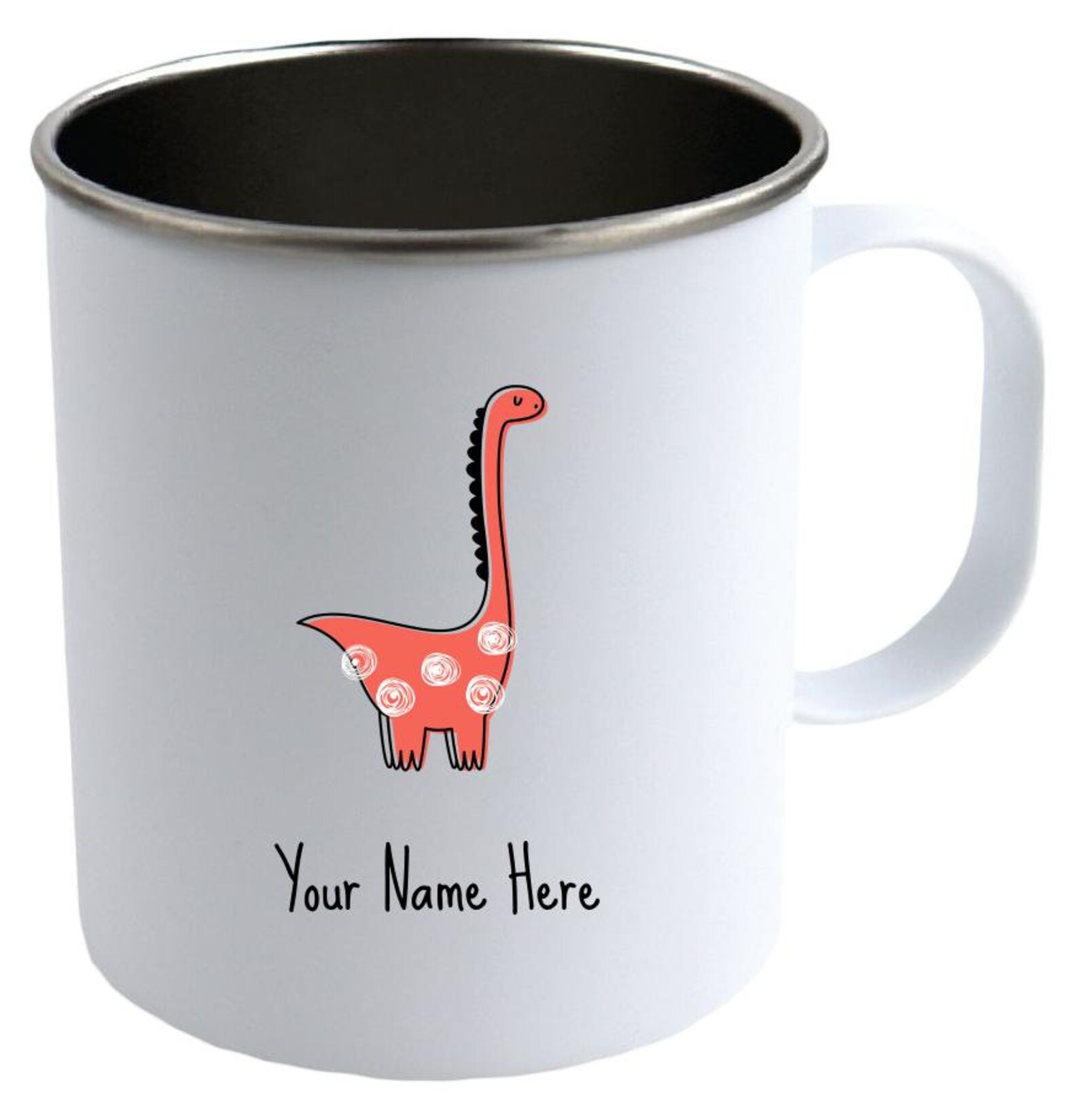 Dinosaur Mugs for Kids Personalized Namesaurus Unbreakable Etsy