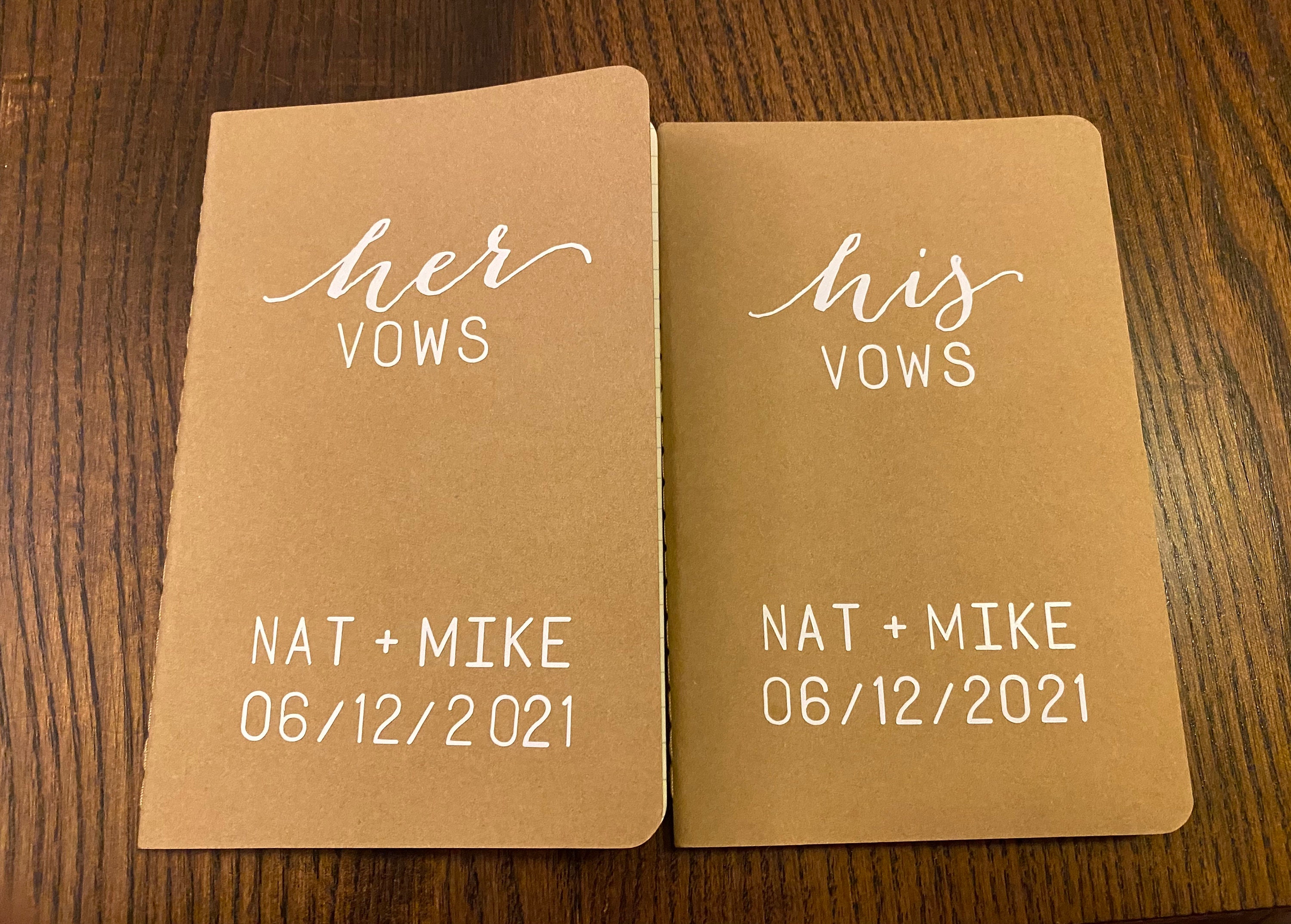 Wedding Vow Books Etsy