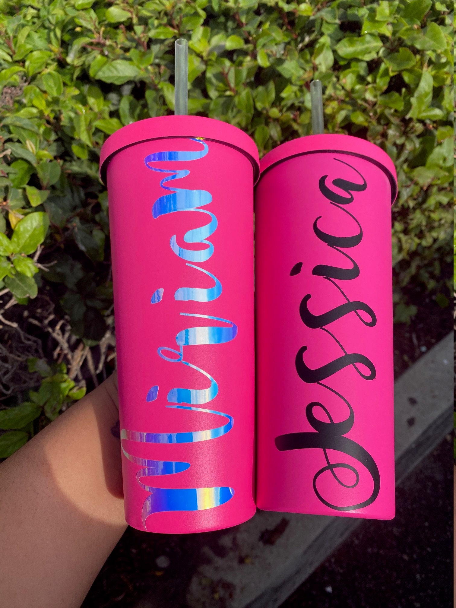 Barbie Pink 20oz Stainless Steel Tumbler with Straw Custom | Etsy