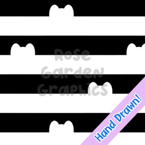 Rayas de gato dibujadas a mano Imagen sin costuras, papel de patrón, papeles digitales, archivo de impresión de tela personalizada, diseño de imágenes prediseñadas, dibujos animados, blanco y negro
