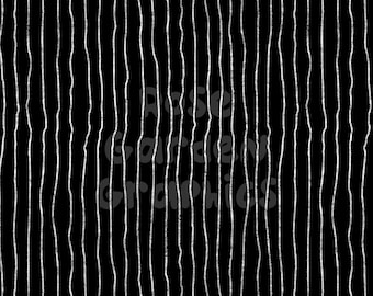 Pinstripes Seamless Image, Seamless Pattern Paper, Digital Papers, Custom Fabric Printing File, Clipart Design, Hand drawn, black and white