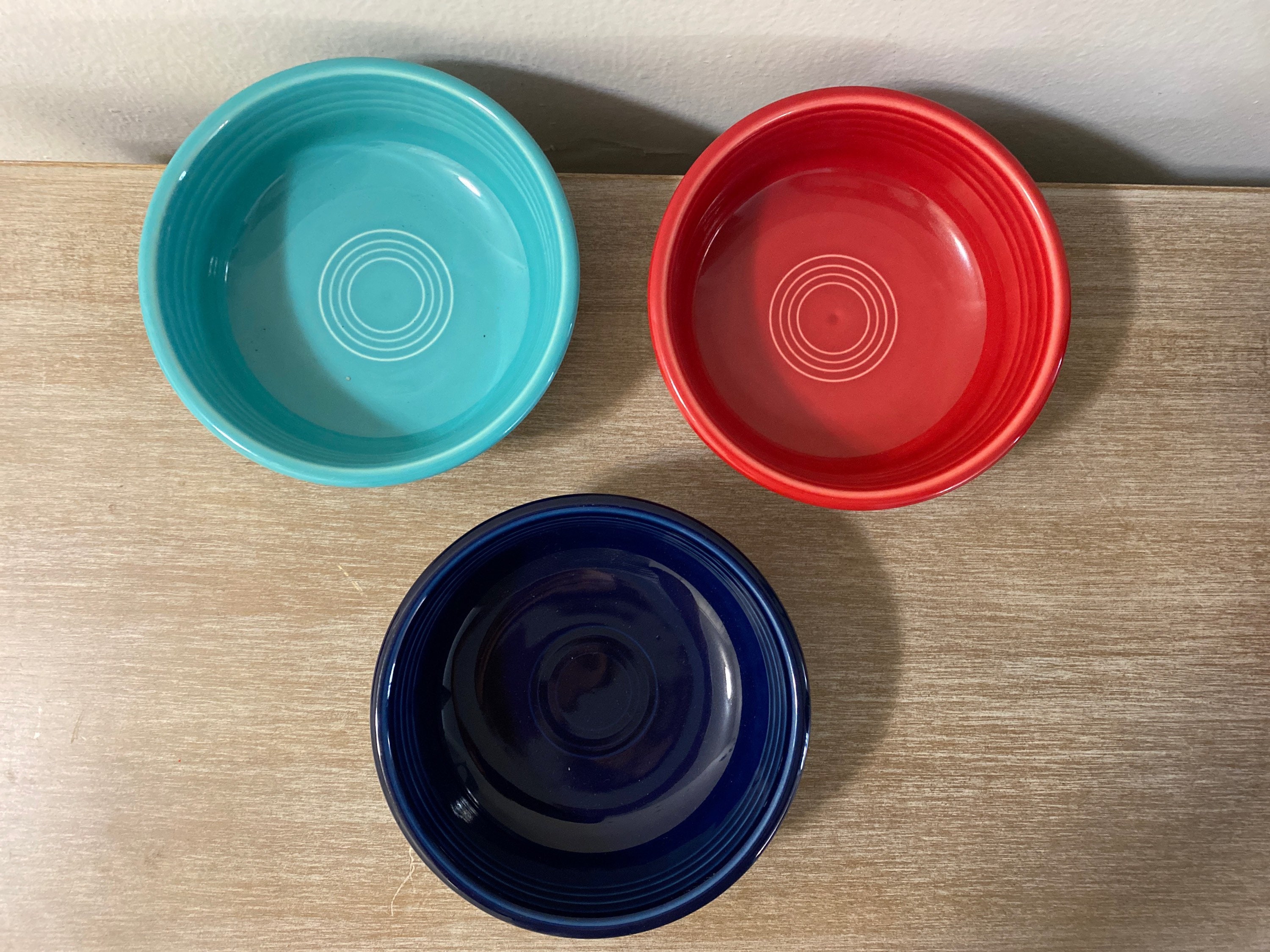 Vintage Fiestaware 5 1/2 Fruit Bowls. Etsy