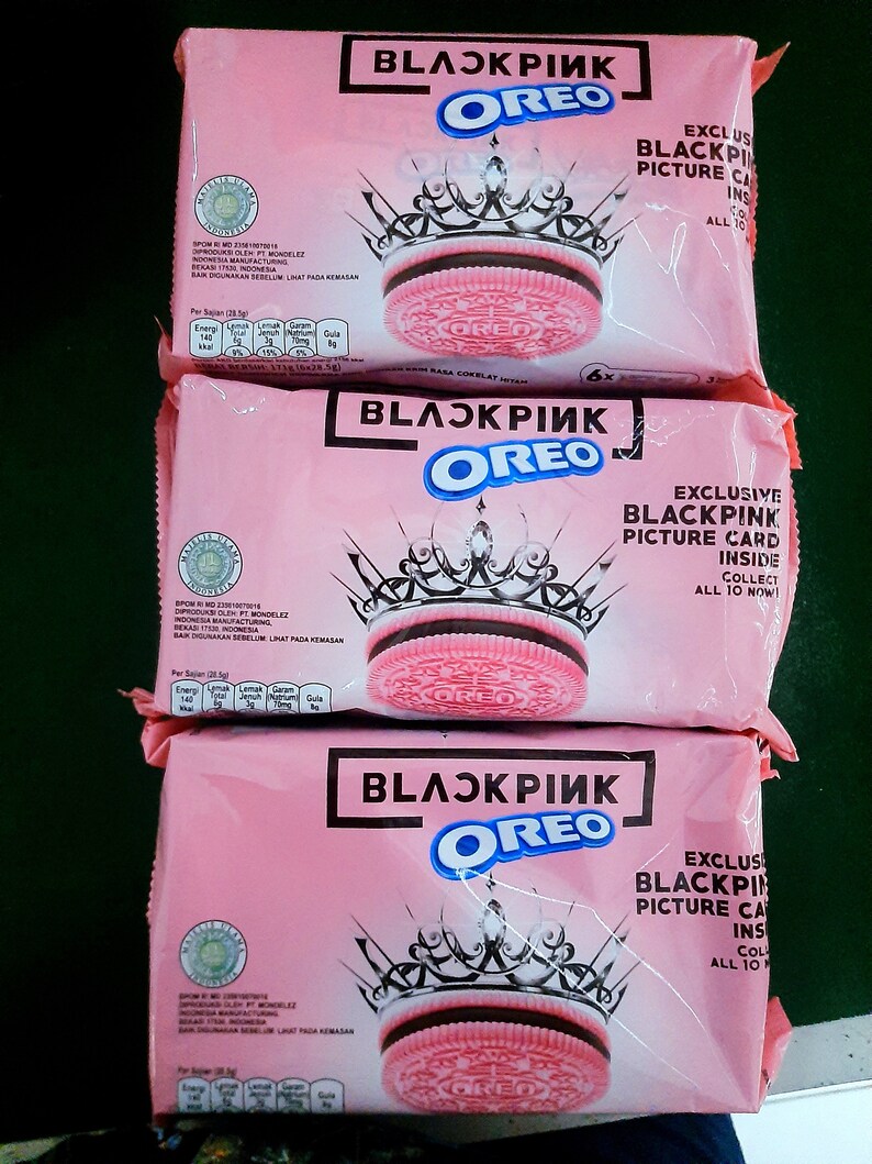 Oreo Cookie x Blackpink KPop Special Limited Edition Get Etsy España