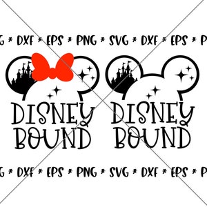 ¡¡venta!! Mouse Bound SVG, Disney svgs, DXF, eps, png Instant Download File, Disney World Family Trip svg, Disney Bound Mouse svg--MT15