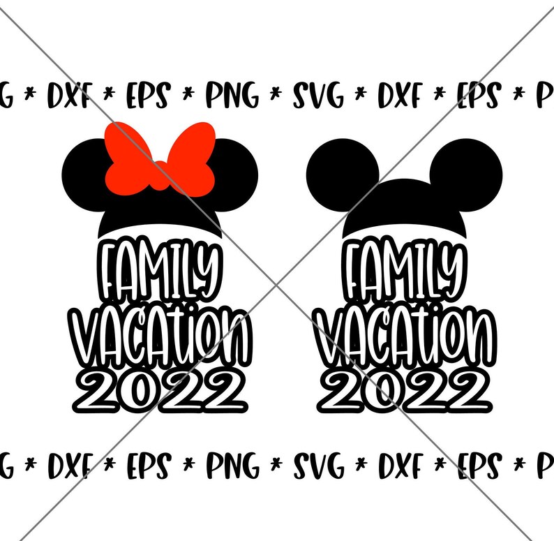 SALE 2022 Family Vacation SVG Disney Family Svgs DXF Eps  Etsy