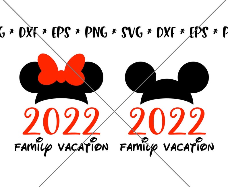 SALE 2022 Family Vacation SVG Disney Family Svgs DXF Eps - Etsy