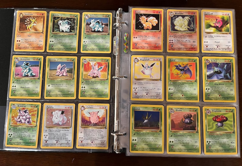 Original 151 Pokemon Cards Complete Set 1999 Vintage Complete Etsy