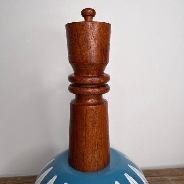 Vintage Dansk Designs Teak Peppermill, Chest Queen by Jens Quistgaard, Denmark, Salt and Pepper, Vintage Kitchen