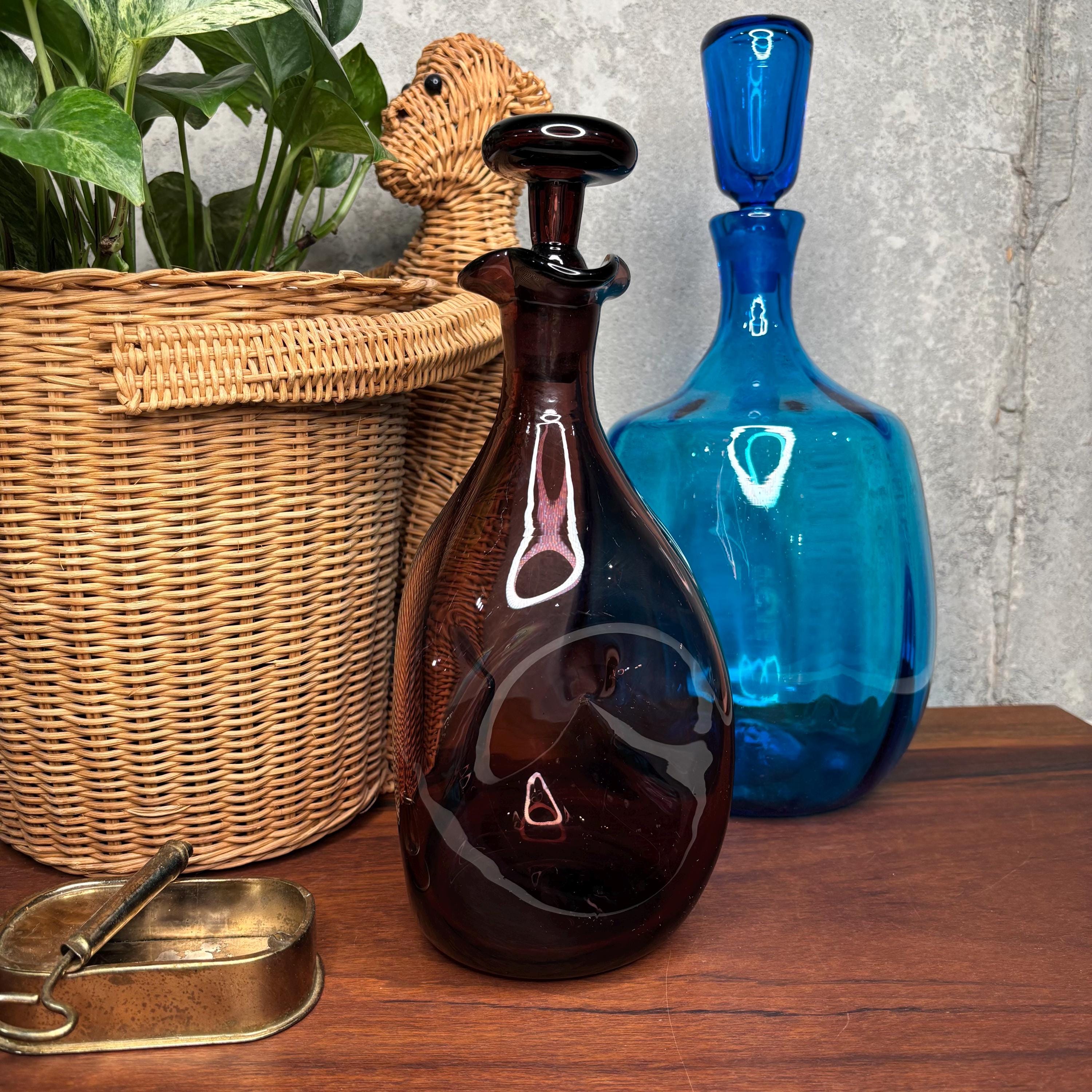 希少なヴィンテージ BLENKO ブレンコガラス 置物 手拭きガラスアメリカ雑貨 Blenko glass - Etsy 日本