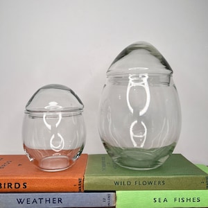 Vintage Libbey Glass Egg Jar: Easter Decor, Storage Container