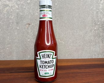 Vintage Heinz Ketchup Flaschenradio, Pop Art, Food Pop Art, Vintage Kofferradio AM / FM