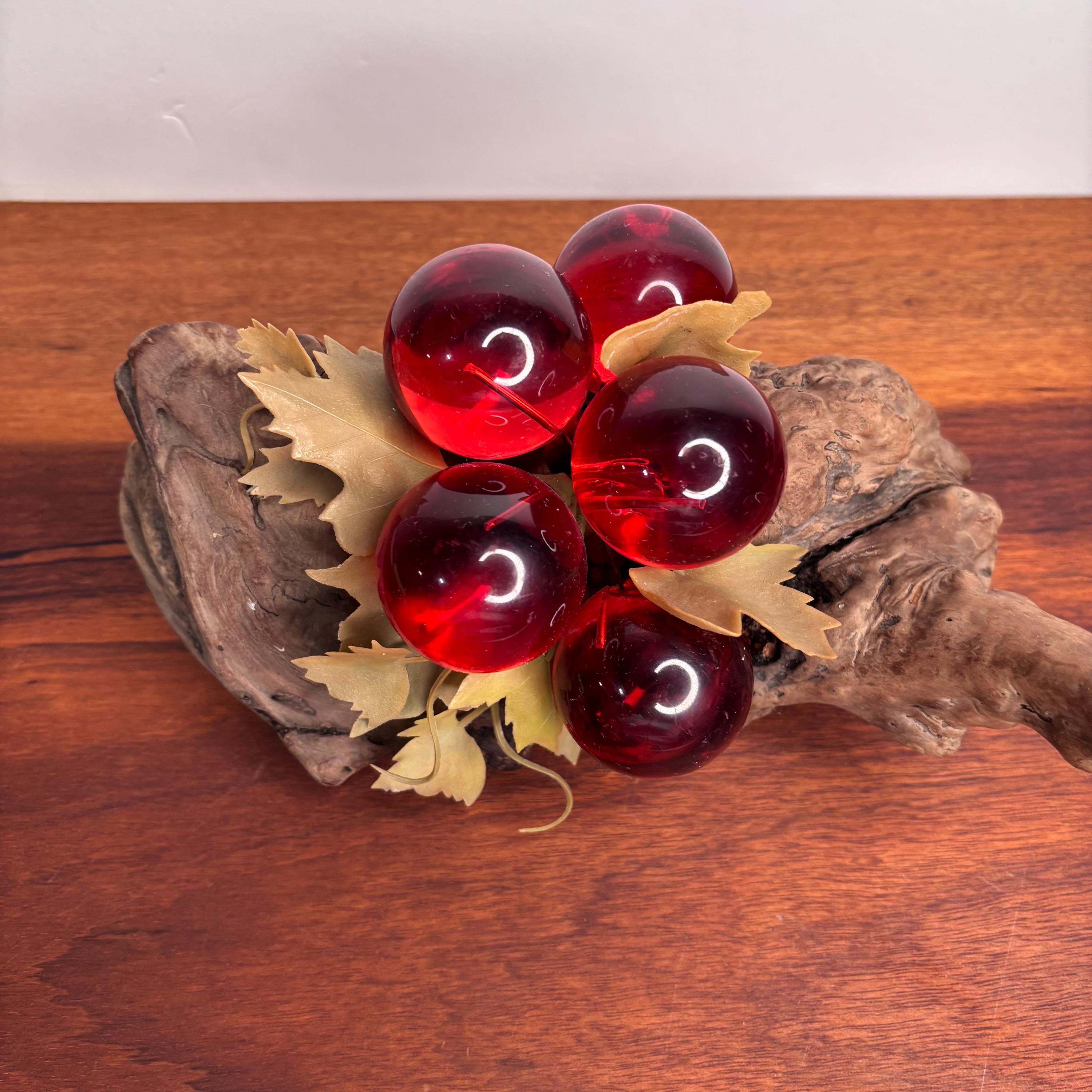 USA 1960’s LUCITE ヴィンテージ ルーサイト オブジェ 葡萄 USA 60s 70s ヴィンテージ ルーサイト オレンジ ディスプレー 葡萄 USA