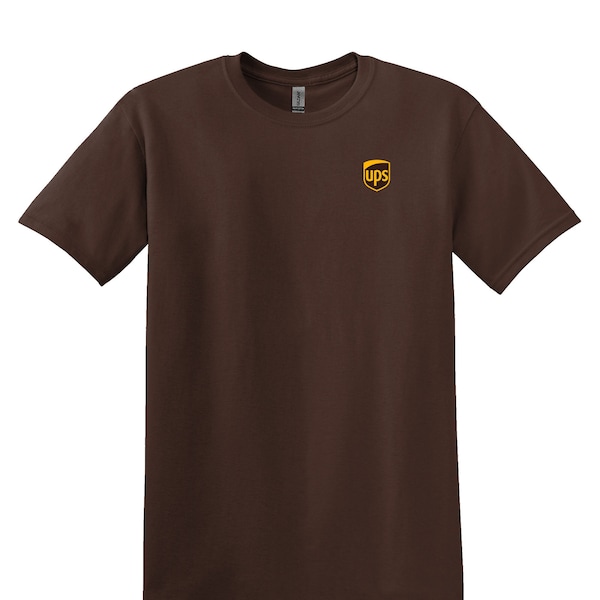Ups - United Parcel Service Linke Brust T-Shirt