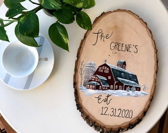 Custom Wedding Venue on Wood