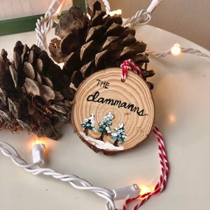 Family Name Christmas Ornament// Christmas Trees