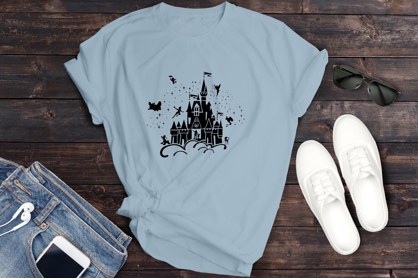 Disney Castle Shirt Walt Disney Unisex Tee Disney Castle  Etsy