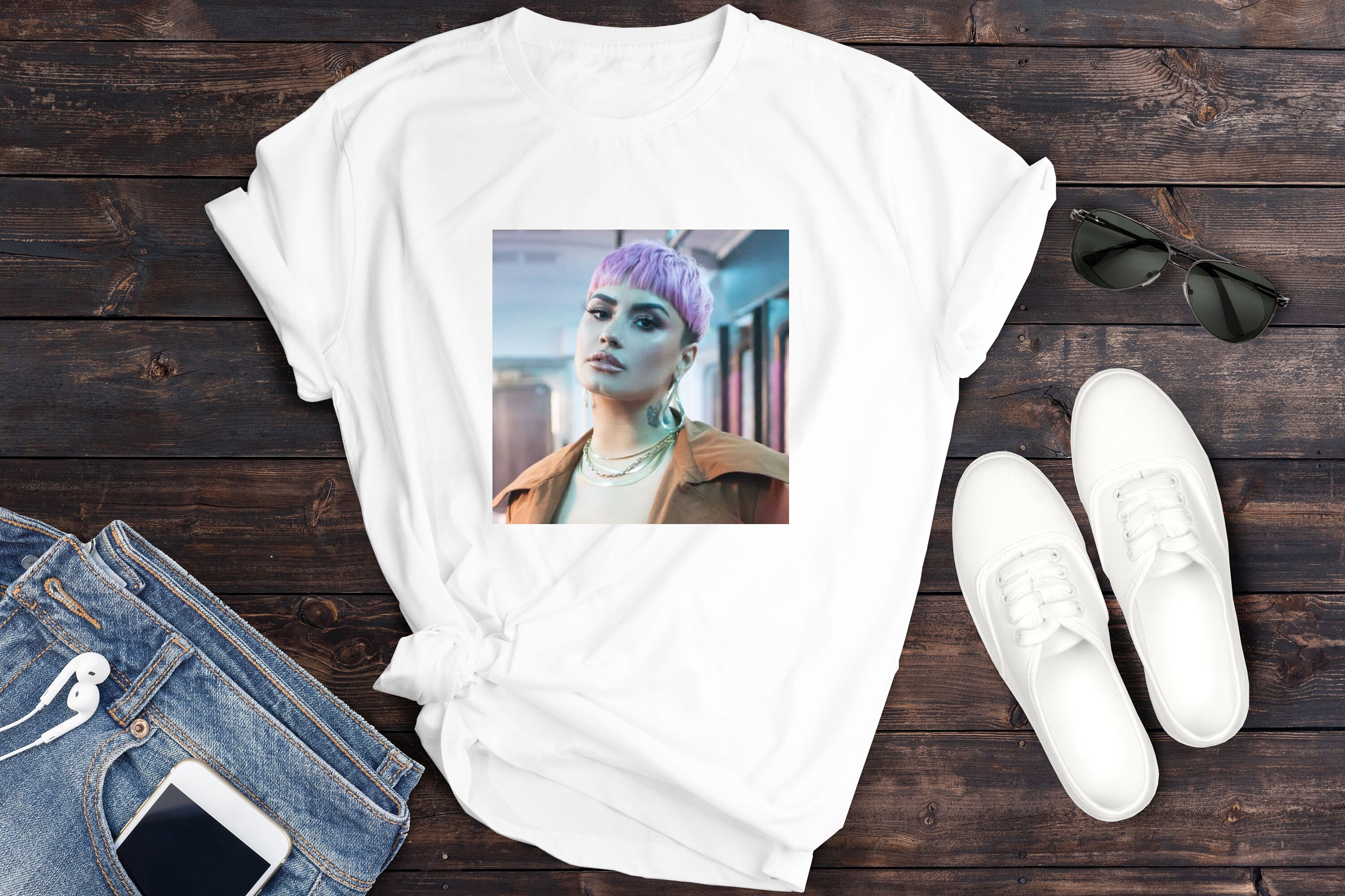 Demi Lovato Tshirt Demi Lovato Merch Dancing With The Devil Etsy