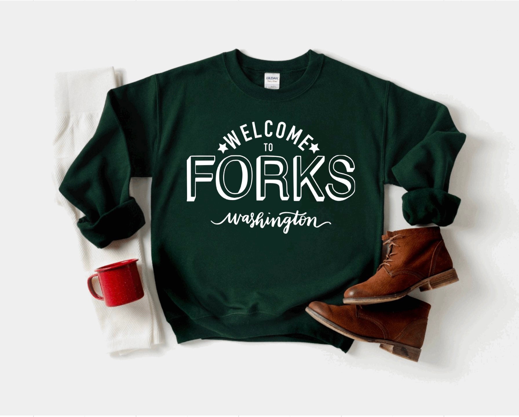 Forks Washington Twilight Sweatshirt Etsy