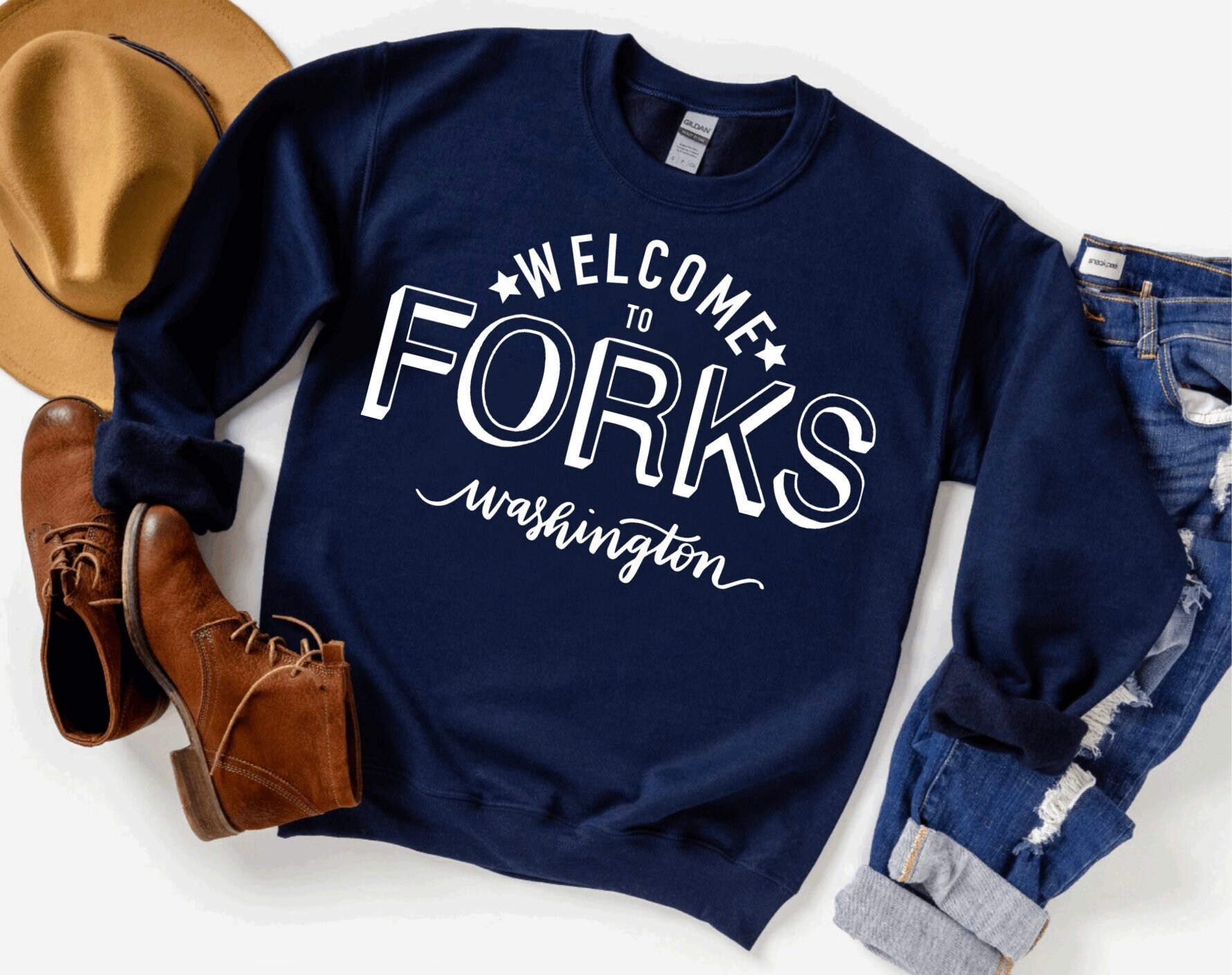 Forks Washington Twilight Sweatshirt Etsy