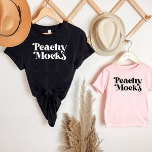 Mommy and Me Mockup |  Mom and Toddler Mockup | Daddy and Me Mockup | Bella Canvas 3001 Black and 3001T Pink Mockup | Mom Daughter Mockup