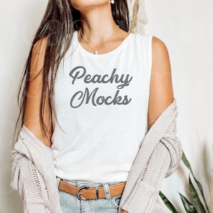 Bella Canvas 8803 Mockup | Bella Canvas 8803 White Mockup | White Muscle Tank Mockup 8803 | Bella Canvas Muscle Tank Mockup | Tank Mockup