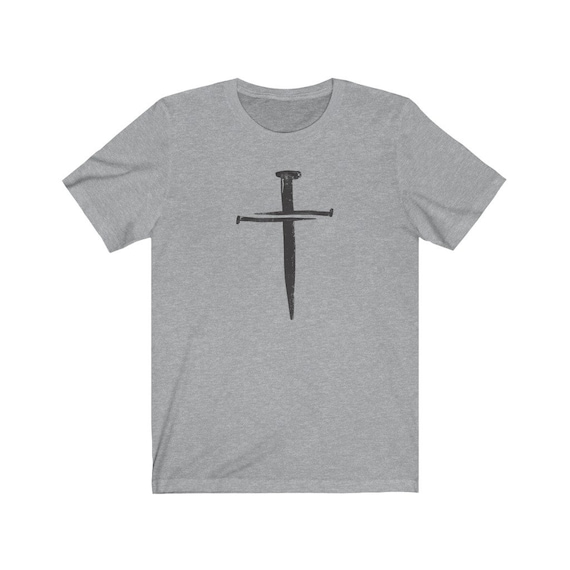 Spike Cross Black Unisex Short Sleeve Tee - Etsy